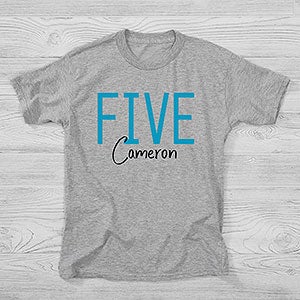 My Big Day Personalized Birthday Hanes Kids T-Shirt - 25591-YCT