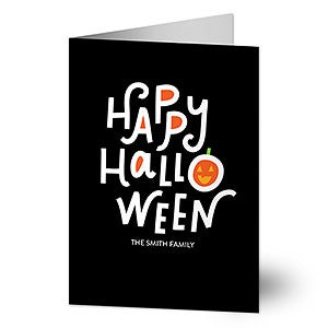 Happy Halloween Greeting Card - 25600