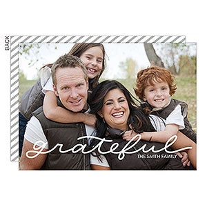 Grateful Photo Holiday Card - 25602