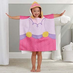 Princess Personalized Kids Poncho Bath Towel - 25634