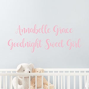 Baby Quote Personalized Vinyl Wall Art - 25679