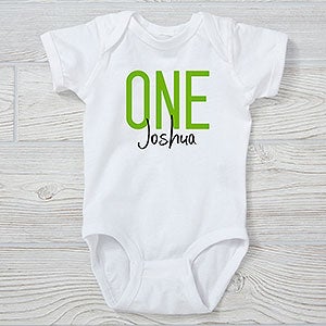 My Big Day Personalized Baby First Birthday Onesie - 25715-CBB