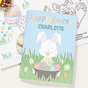 Easter Bunny Personalized Coloring Book - 25717