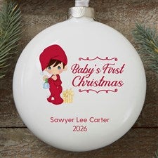 Precious Moments® Personalized Baby Boys 1st Christmas Deluxe Ornament - 25773