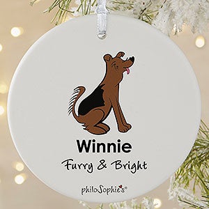 Shepherd philoSophies® Personalized Ornament- 3.75 Matte - 1 Sided - 25777-1L