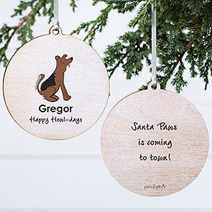 Shepherd philoSophies® Personalized Ornament- 3.75 Wood - 2 Sided - 25777-2W