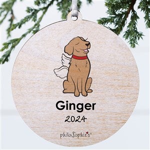Golden Retriever Personalized Memorial Ornament - 1 Sided Wood - 25778-1W