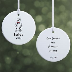 Dalmatian Personalized Memorial Ornament - 2 Sided Glossy - 25780-2