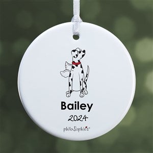 philoSophies® Dalmatian Personalized Memorial Ornament - 2.85 Gloss -1 Sided - 25780-1