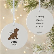 philoSophies® Newfoundland Personalized Memorial Ornament -3.75 Matte-2Sided - 25783-2L