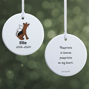 philoSophies® Shepherd Personalized Memorial Ornament- 2.85 Glossy - 2 Sided - 25798-2