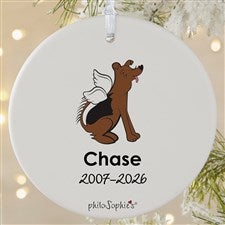 philoSophies® Shepherd Personalized Memorial Ornament- 3.75 Matte- 1 Sided - 25798-1L