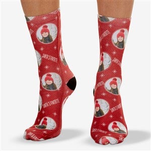 Christmas Photo Personalized Adult Socks - 25822