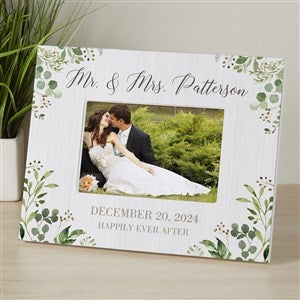 Laurels Of Love Personalized Wedding 4x6 Tabletop Frame - Horizontal - 25833