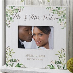 Laurels Of Love Personalized Wedding 4x6 Box Frame - Horizontal - 25833-BH
