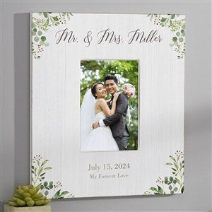 Laurels Of Love Personalized Wedding 5x7 Wall Frame - Vertical - 25833-WV