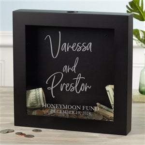 Honeymoon Fund Personalized Shadow Box - 25843
