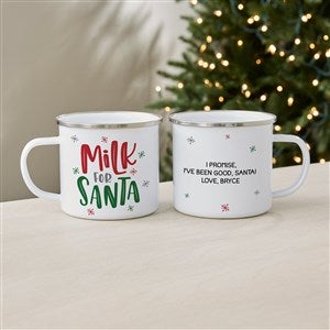 Milk for Santa Personalized Christmas Camping Mug-Large - 25845-L