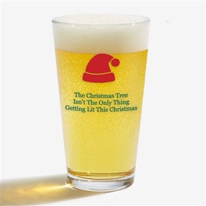 Choose Your Icon Personalized Christmas 16oz. Pint Glass - 25995-PG