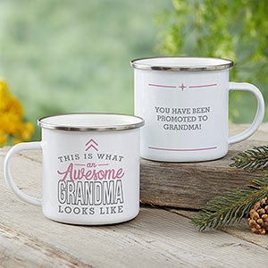 This Is What an Awesome Grandma Looks Like Personalized Camping Mug - Small - 26007