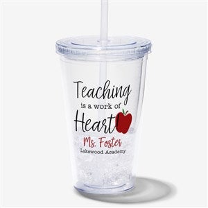 Inspiring Teacher Personalized 17 oz. Acrylic Insulated Tumbler - 26038