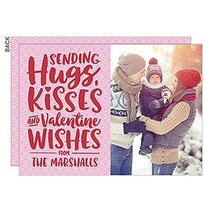 Sending Hugs Valentines Day Photo Card - 26049