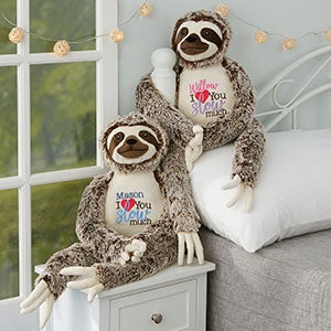 valentine sloth stuffed animal