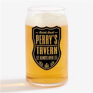 Beer Label Personalized Printed 16oz. Beer Can Glass - 26056-B
