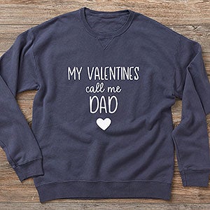 My Valentine Personalized Hanes® Adult Comfort Wash Crewneck Sweatshirt - 26083-CWS