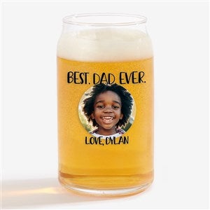 Photo Message For Him Personalized 16oz. Beer Can Glass - 26103-B