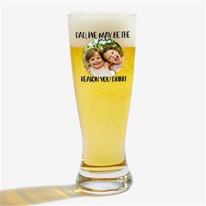 Photo Message For Him Personalized 20oz. Pilsner Glass - 26103-P