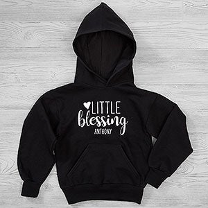 Little Blessing Personalized Hanes Kids Hooded Sweatshirt - 26133-YHS