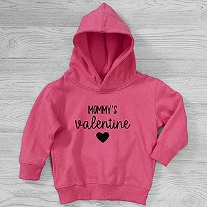 My Valentine Personalized Toddler Hooded Sweatshirt - 26144-CTHS