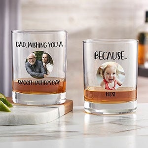 Photo Message For Him Personalized Whiskey Glass - 26157