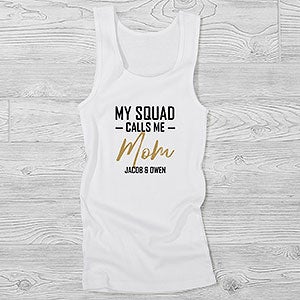 My Squad Personalized Ladies Tank Top - 26197-WT