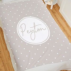 Simple & Sweet Personalized Baby 50x60 Fleece Blanket - 26206-F