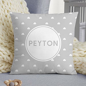 Simple & Sweet Personalized Baby 14-inch Throw Pillow - 26228-S