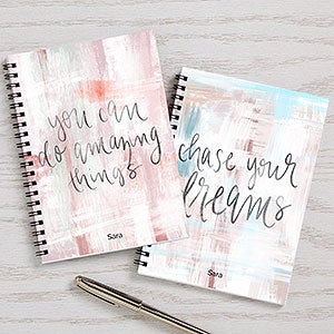 Inspirational Quotes Personalized Journals - Set of 2 - 26248