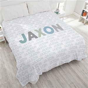 Delicate Name Personalized 90x108 Plush King Fleece Blanket - 26250-K