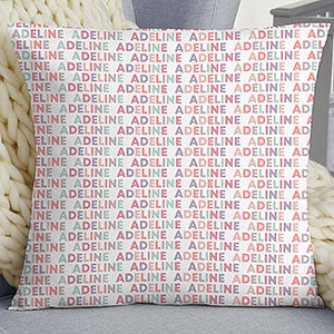Delicate Name Personalized 18-inch Throw Pillow - 26254-L
