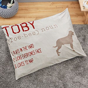 Definition of My Dog Personalized Dog Bed - Large 30x40 - 26277-L