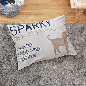 Definition of My Dog Personalized Dog Bed - Small 22x30 - 26277-S