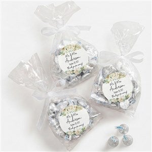 Neutral Colorful Floral Personalized Wedding Favor Stickers - 26336