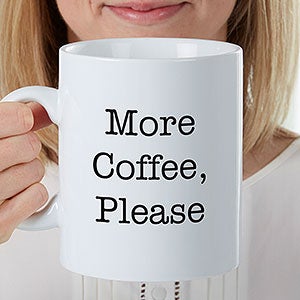 Expressions Personalized 30 oz. Oversized Coffee Mug - 26356