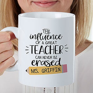 Influence of a Great Teacher Personalized 30 oz. Oversized Coffee Mug - 26357