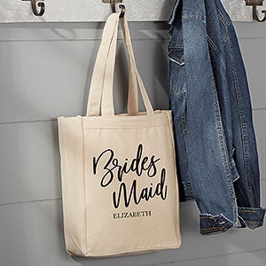 Classic Elegance Bridal Party Personalized 14x10 Tote Bag - 26375-S