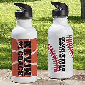 Classic Sports Personalized 20 oz. Water Bottle for Coach - 26412-1