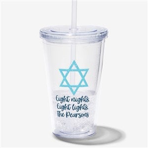 Choose Your Icon Personalized 17 oz. Hanukkah Acrylic Insulated Tumbler - 26415