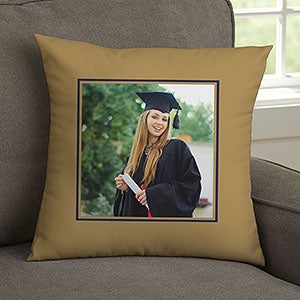 Graduating Class Of Personalized 14-inch Photo Throw Pillow - 26418-S