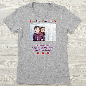Personalized Photo Message Next Level™ Ladies Fitted Tee - 2642-NL